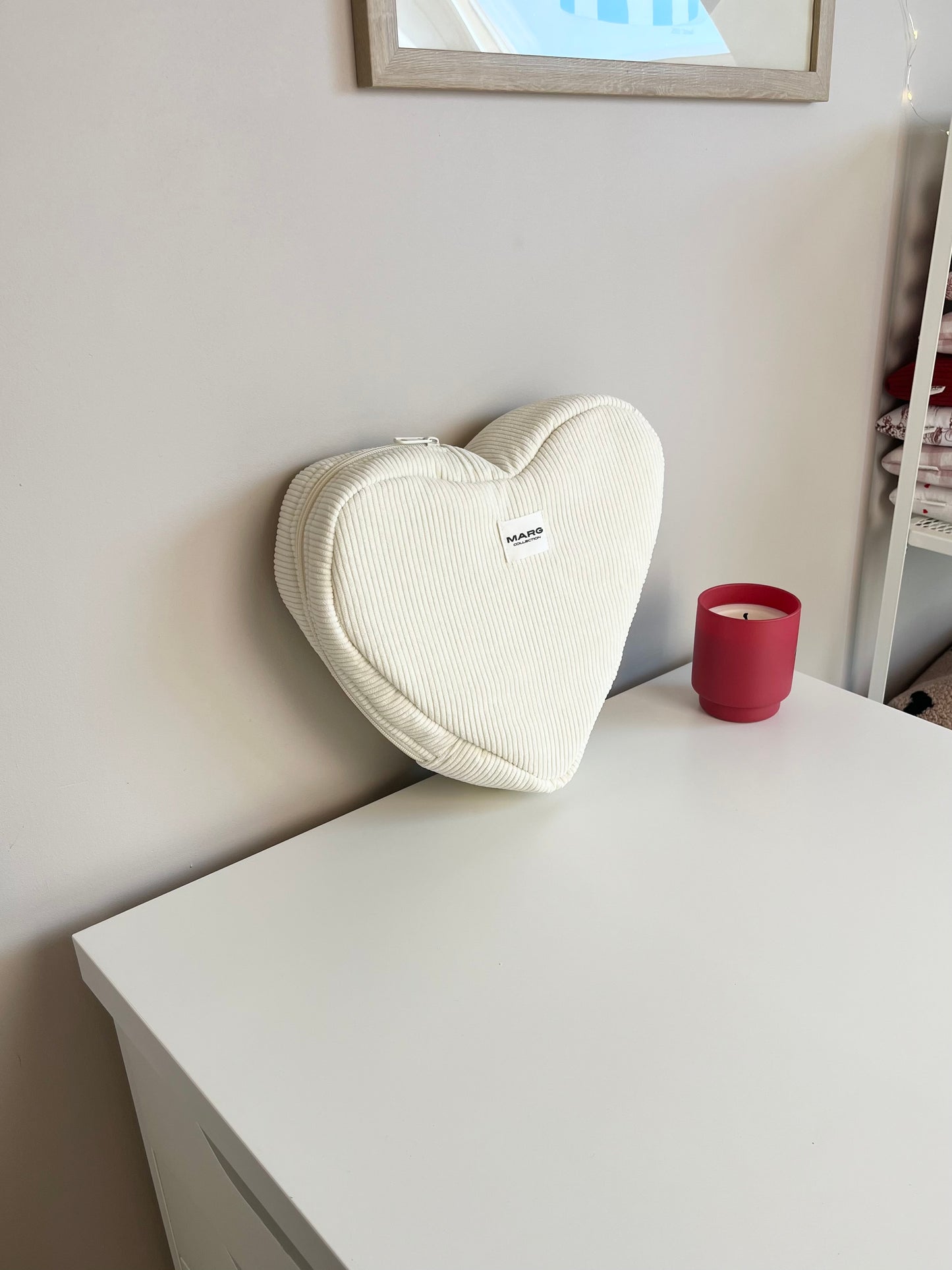 Trousse cœur - Douce cerise