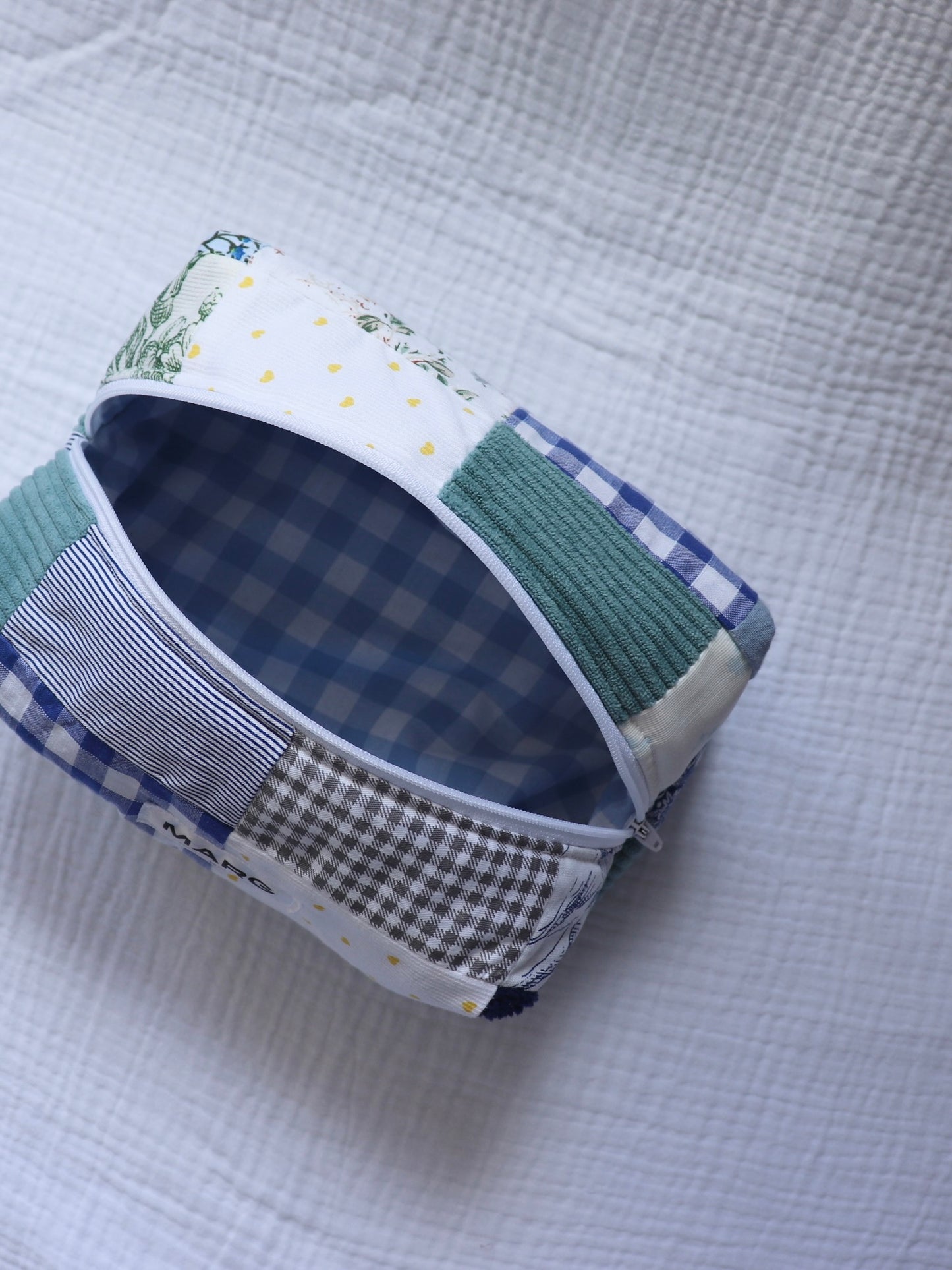 TROUSSE DE TOILETTE - PATCHWORK, PIÉCE UNIQUE