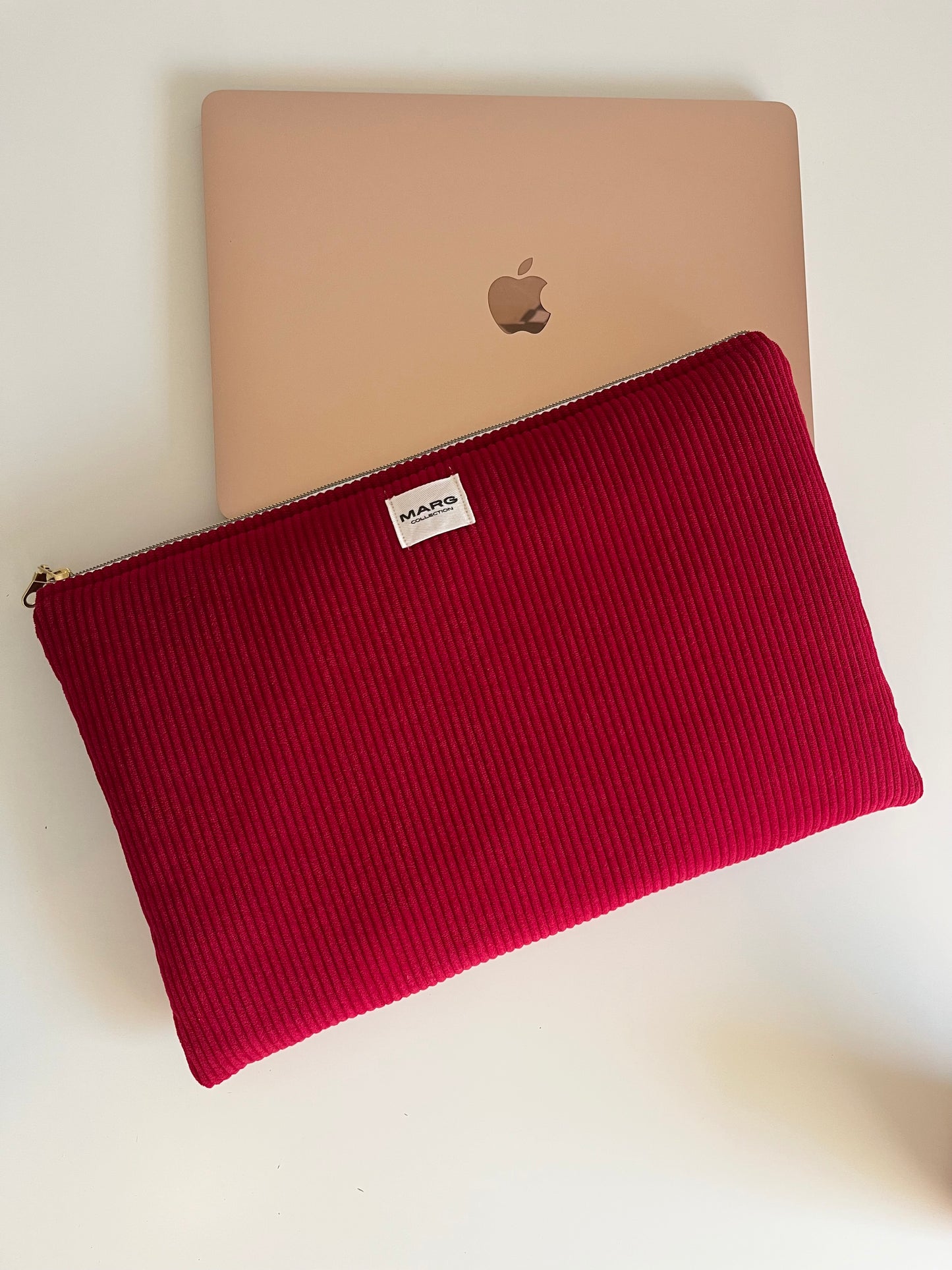 Housse ordinateur/ipad - Rouge gourmand