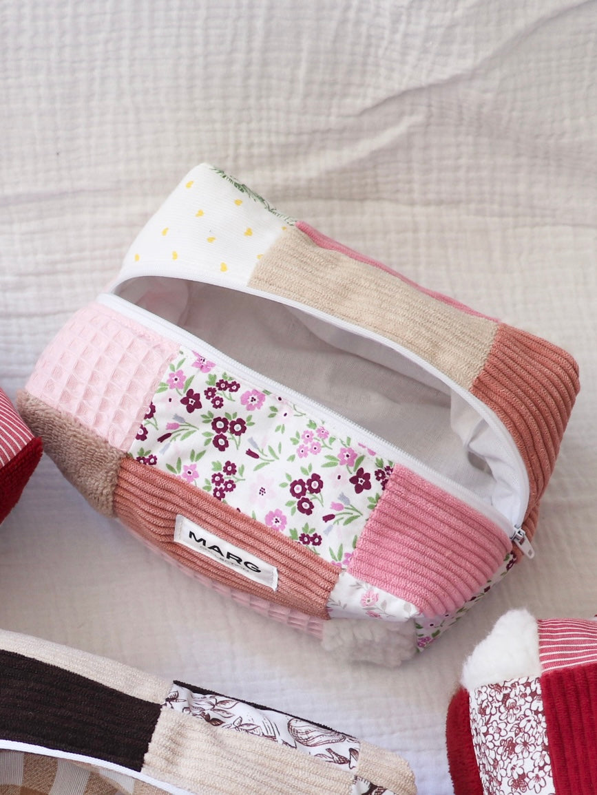 TROUSSE DE TOILETTE - PATCHWORK, PIÉCE UNIQUE