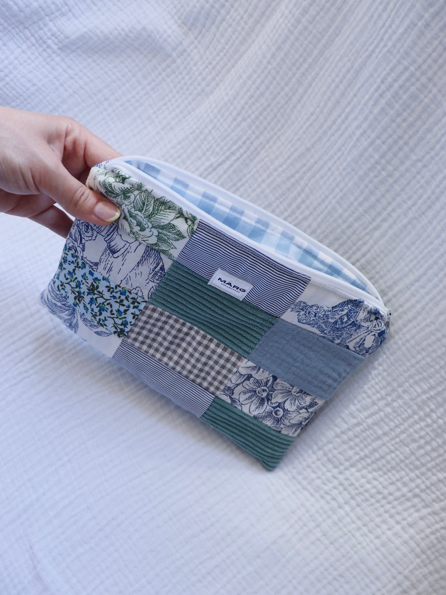 POCHETTE PLATE - PATCHWORK, PIÈCE UNIQUE
