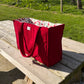 Sac cabas XL - Rouge gourmand