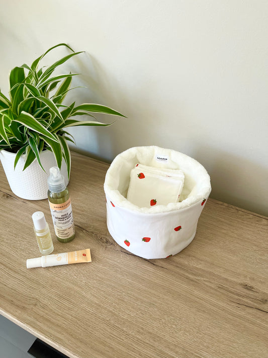 PANIER DE RANGEMENT - FRAISES