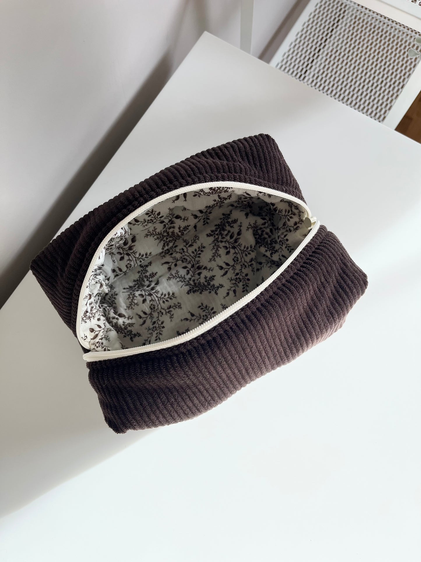 Trousse de toilette  - Châtaigne grillée