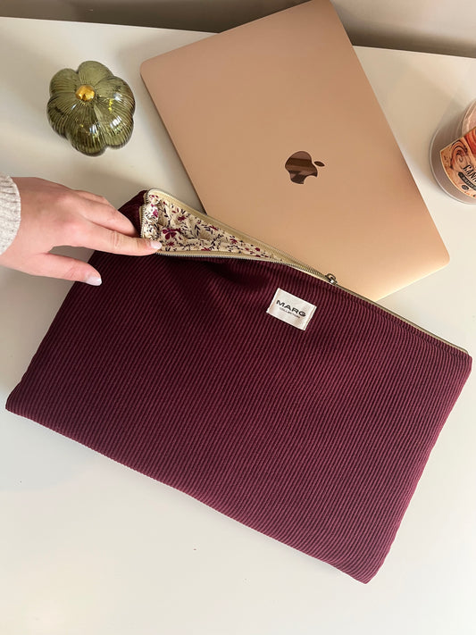 Housse ordinateur/ipad - Le Velours