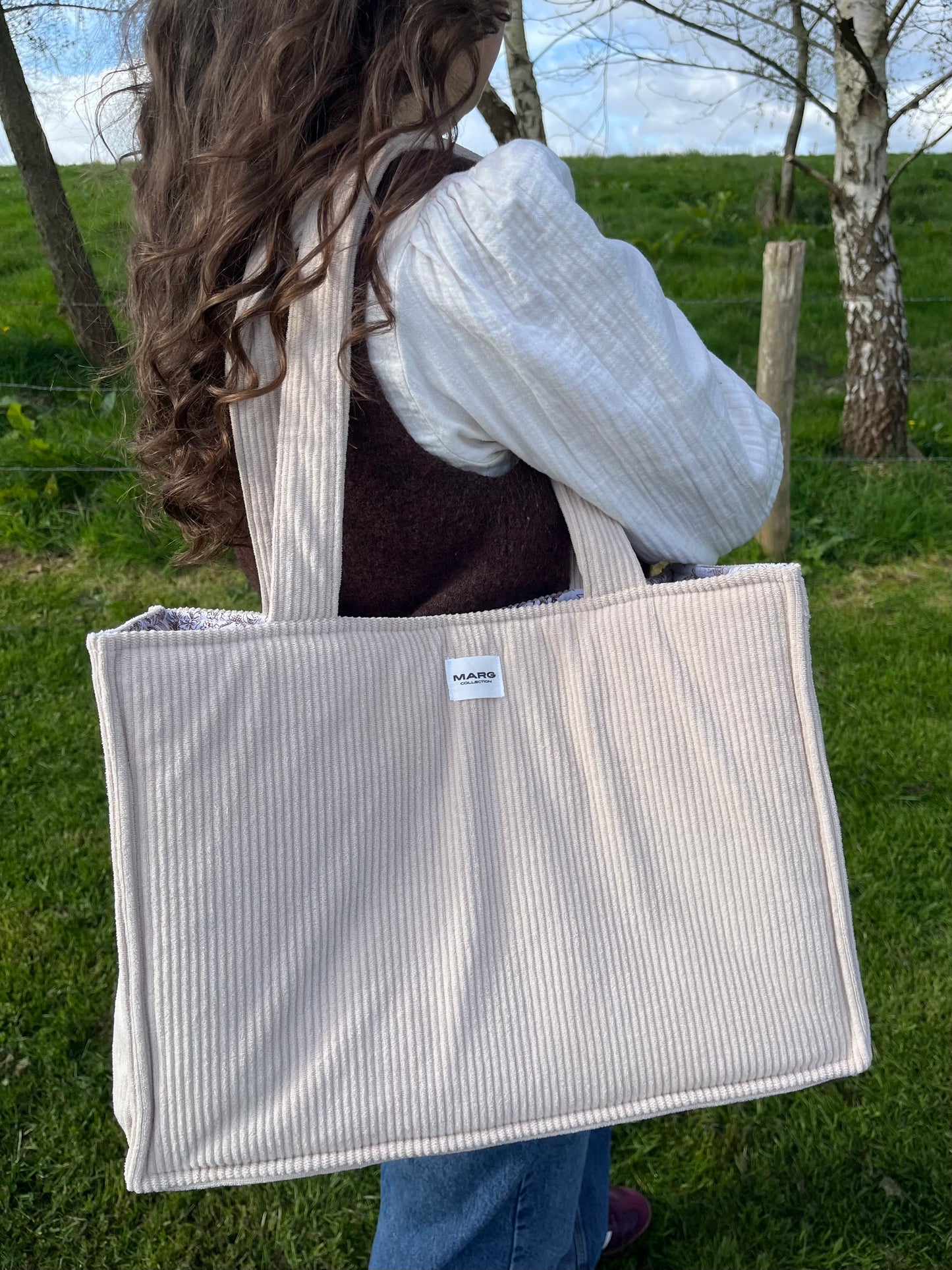 Sac cabas XL - Latte