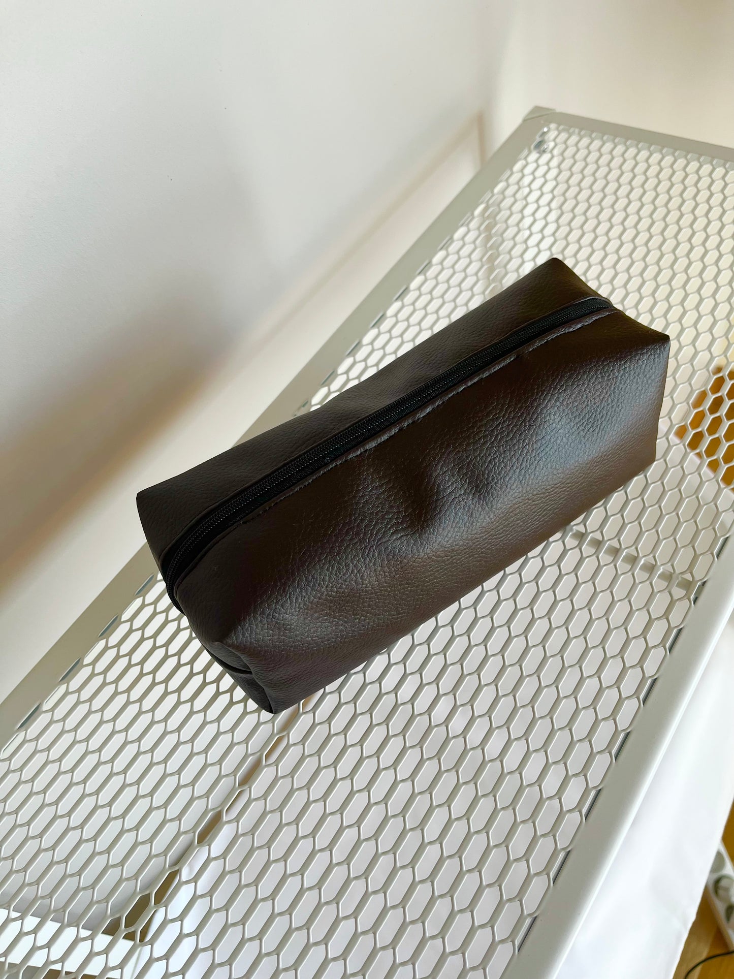 TROUSSE D’ÉCOLE - SIMILI CUIR MARRON