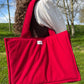 Sac cabas XL - Rouge gourmand