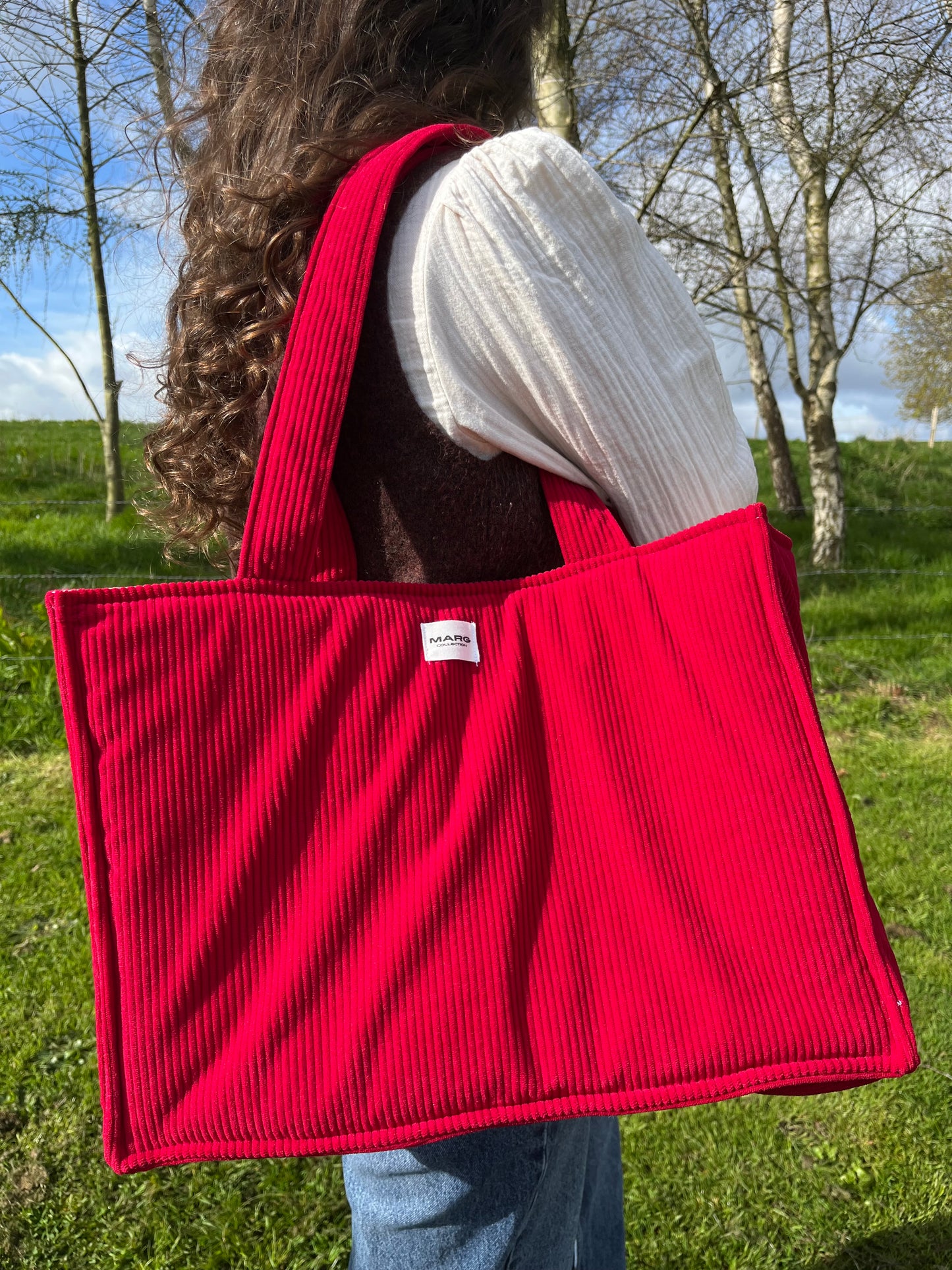 Sac cabas XL - Rouge gourmand