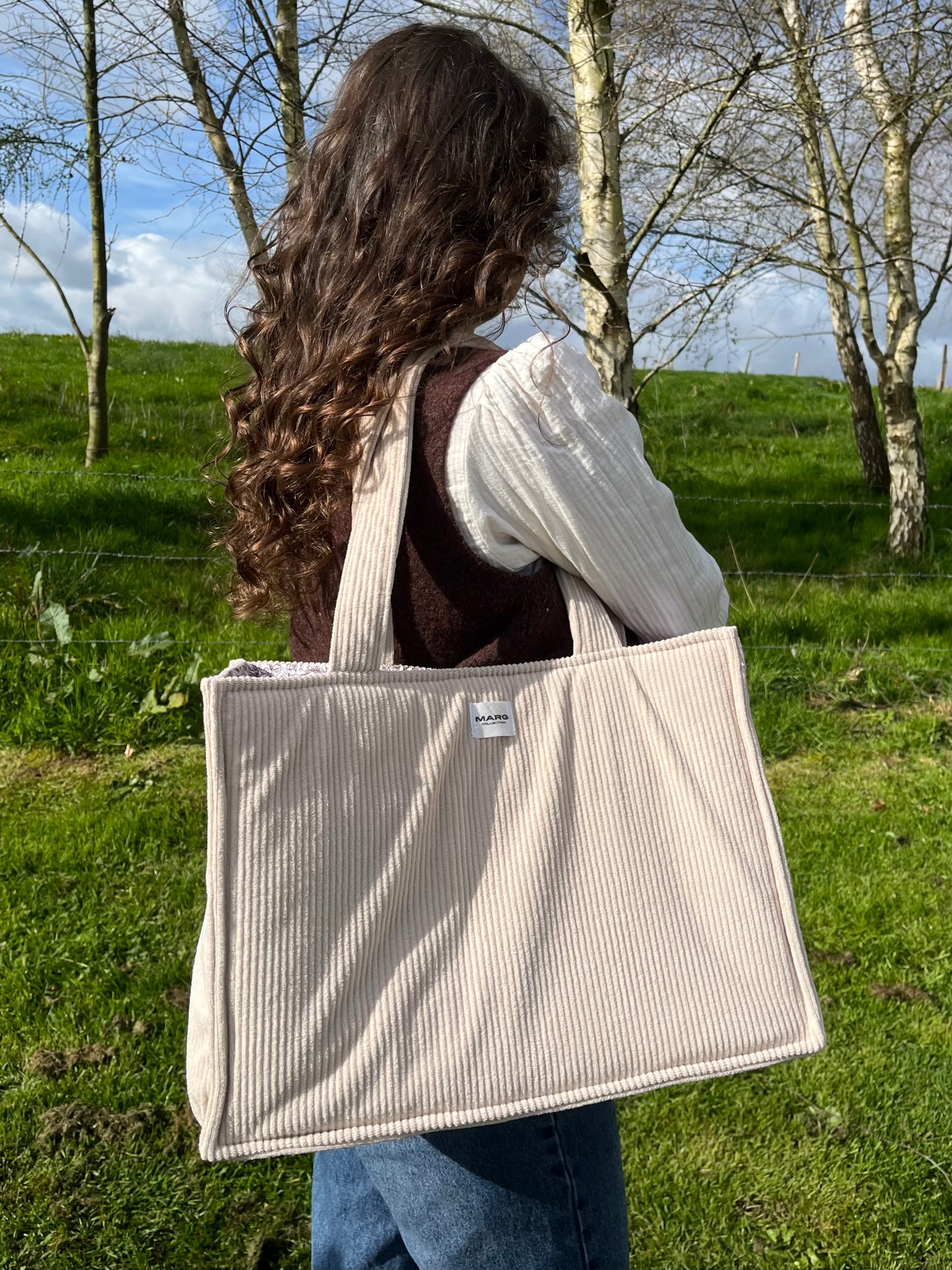 Sac cabas XL - Latte