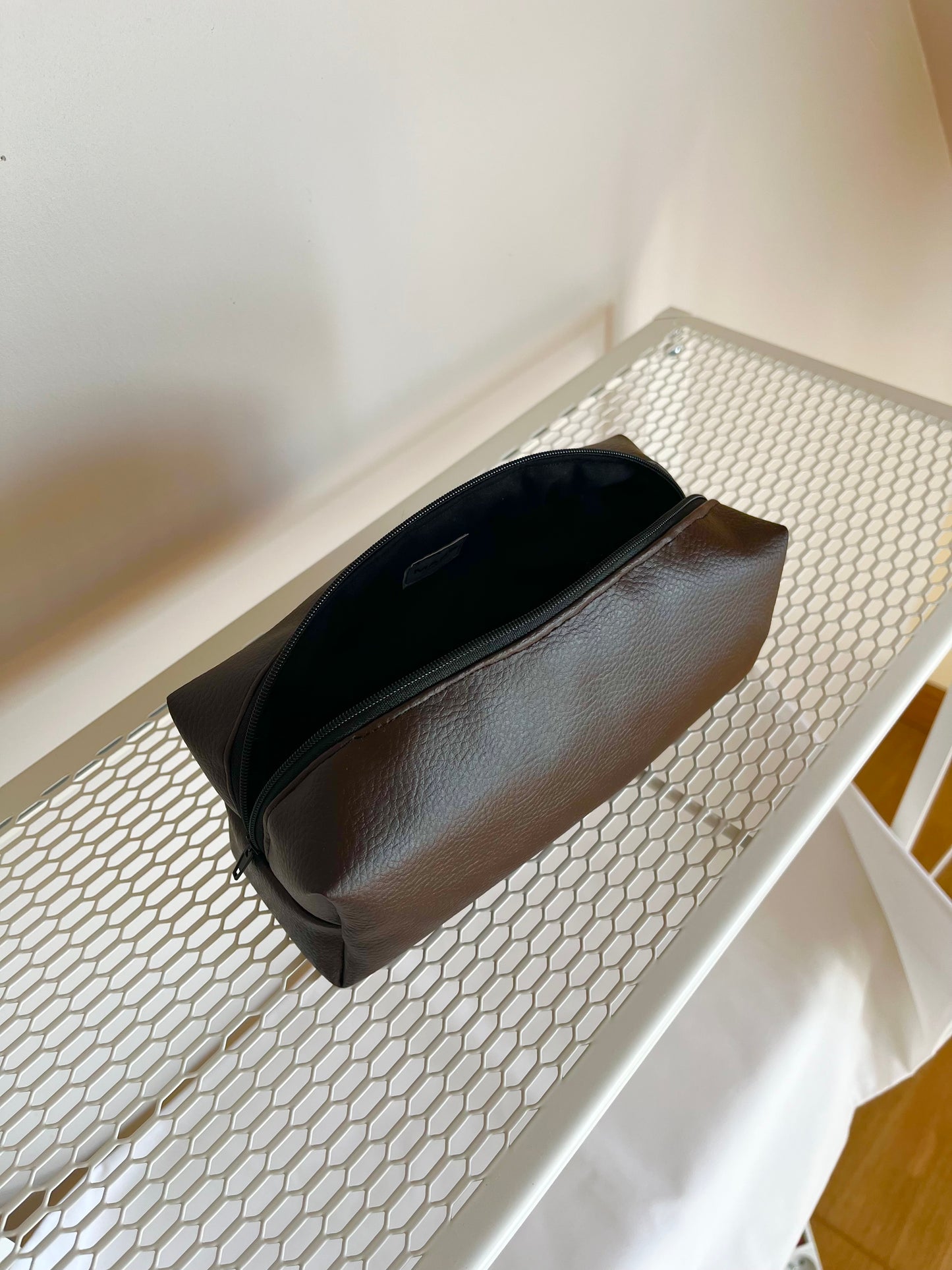 TROUSSE D’ÉCOLE - SIMILI CUIR MARRON