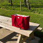 Sac cabas XL - Rouge gourmand