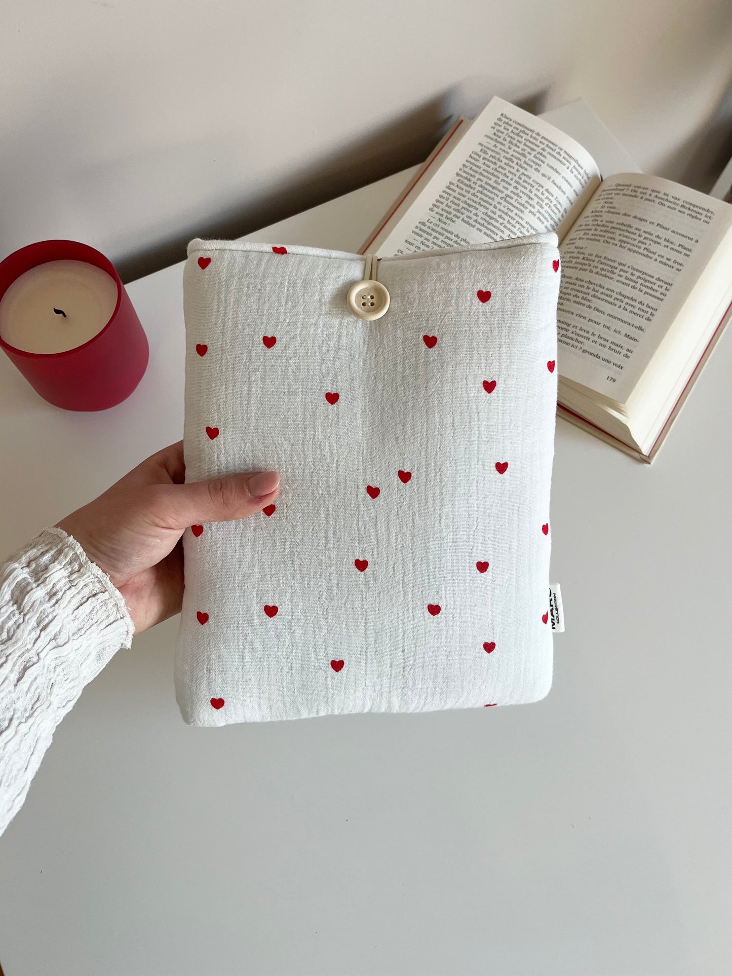 Housse de livre - Juliette
