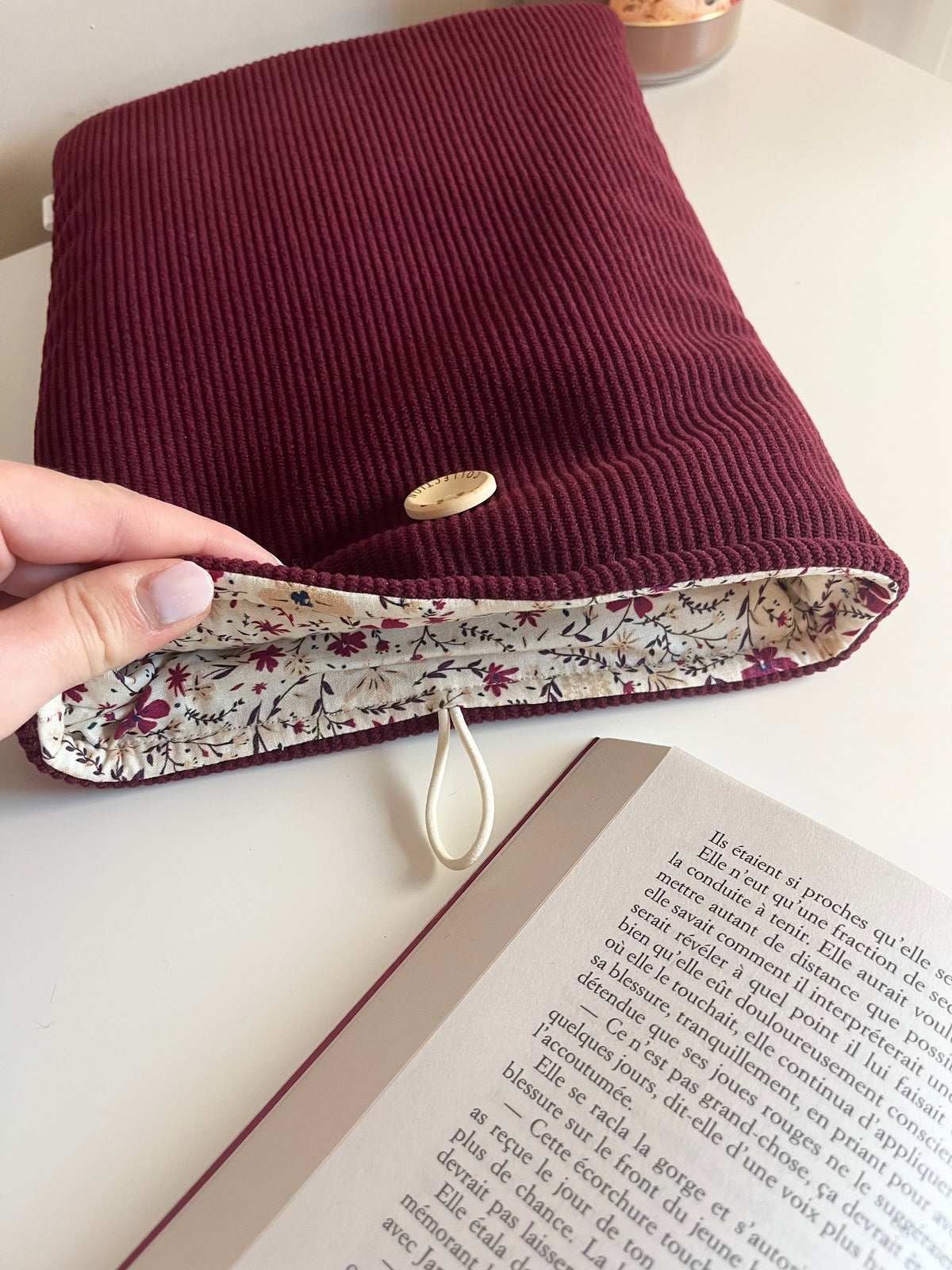 Housse de livre - Le Velours