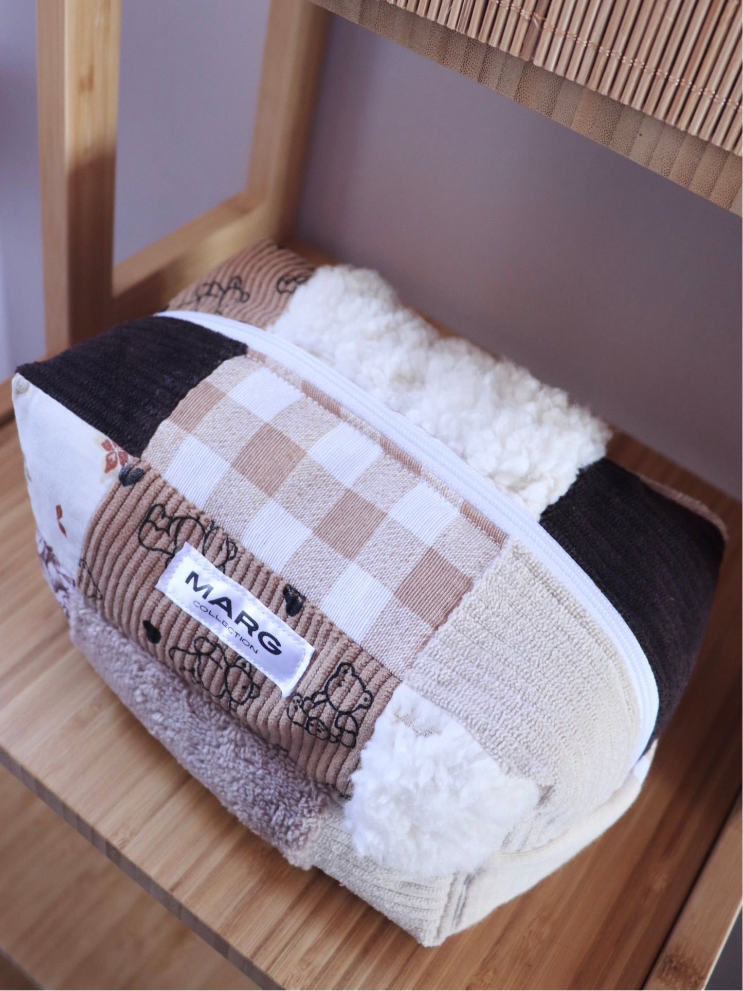 TROUSSE DE TOILETTE - PATCHWORK, PIÉCE UNIQUE