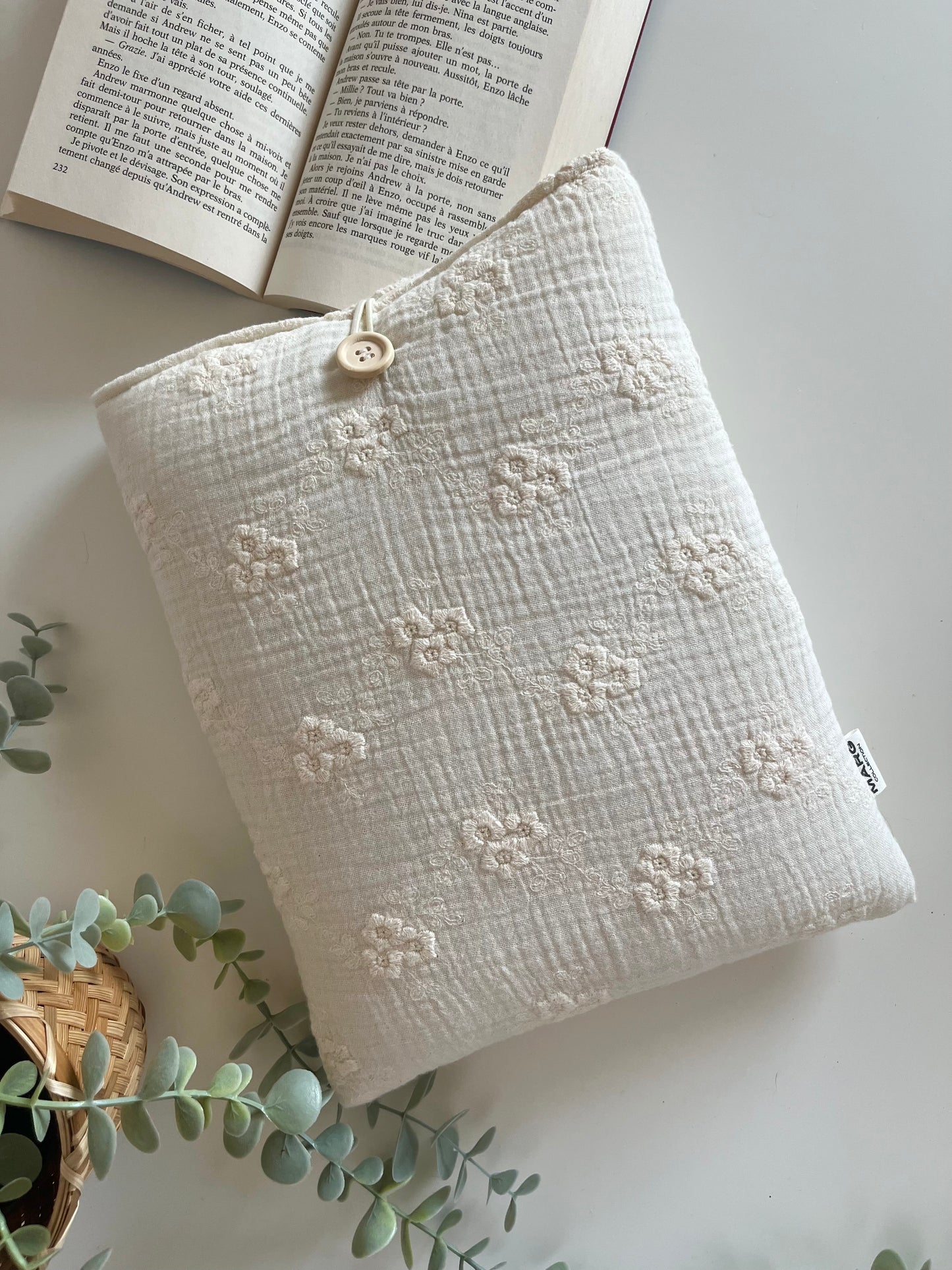 Housse de livre - Madeleine