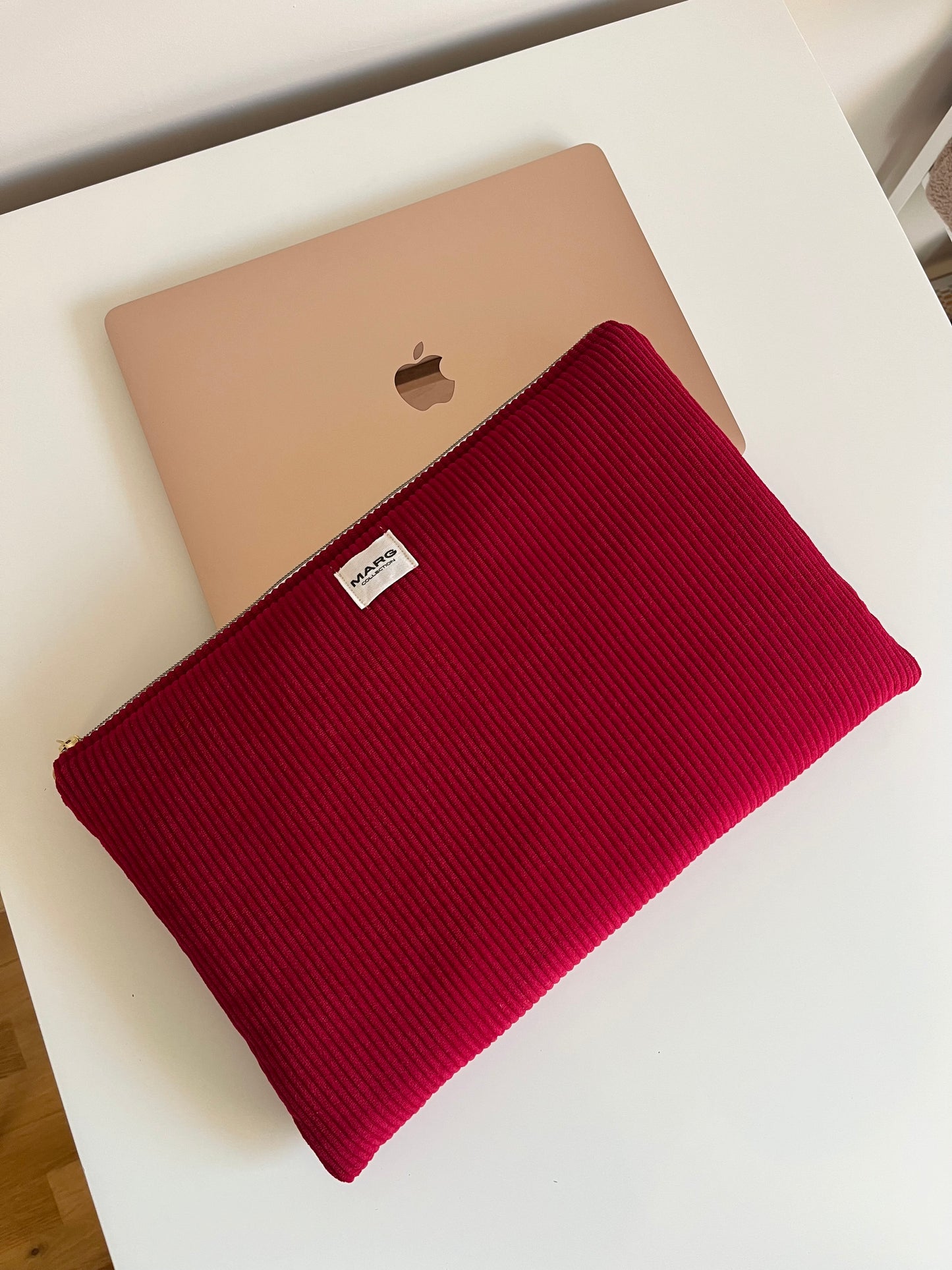 Housse ordinateur/ipad - Rouge gourmand