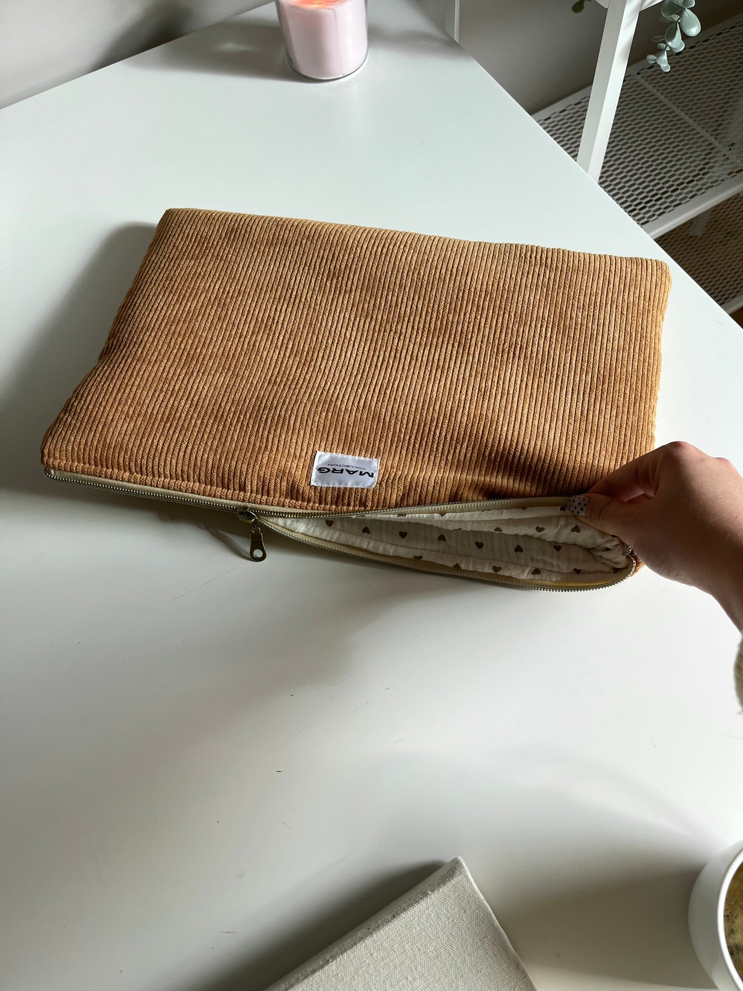 Housse ordinateur/ipad - Feu de camp