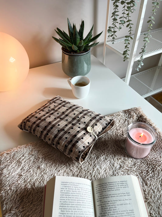 Housse de livre - Chocolat chaud