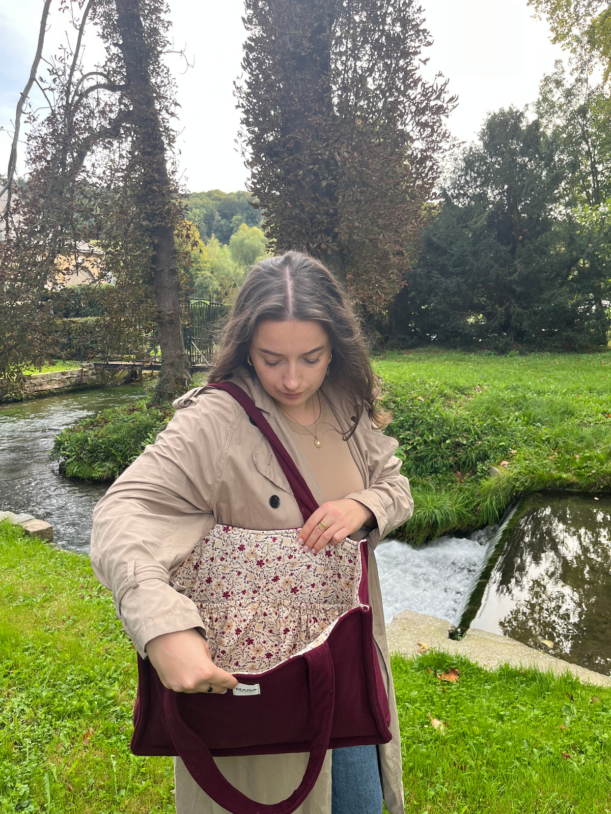 Box sac cabas XL + portefeuille – Le Velours