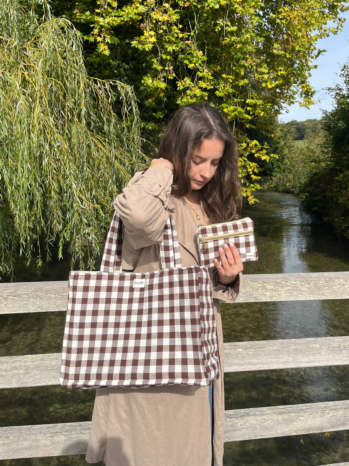 (Précommande) Box sac cabas XL + portefeuille – Le Marron Glacé