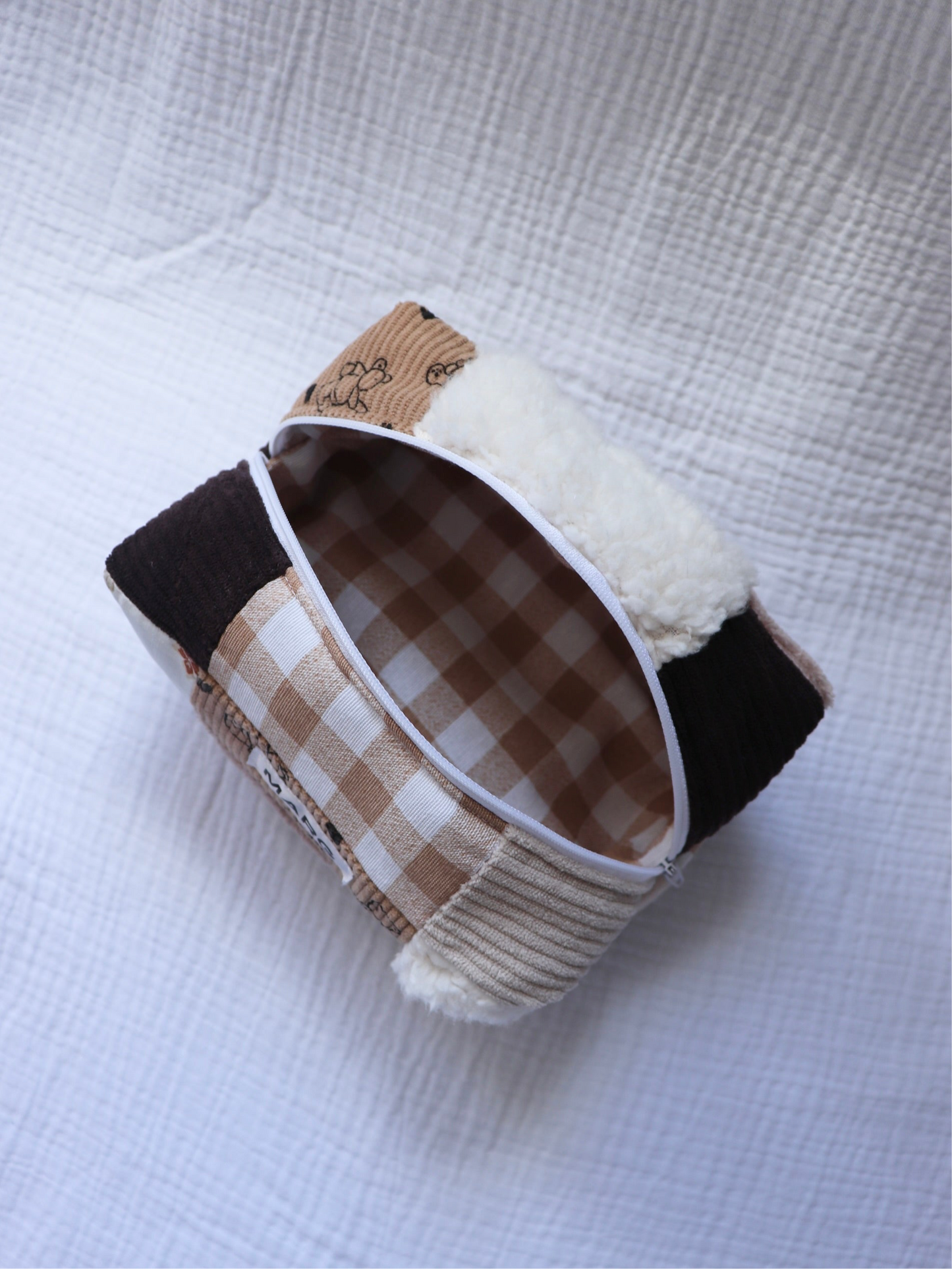 TROUSSE DE TOILETTE - PATCHWORK, PIÉCE UNIQUE