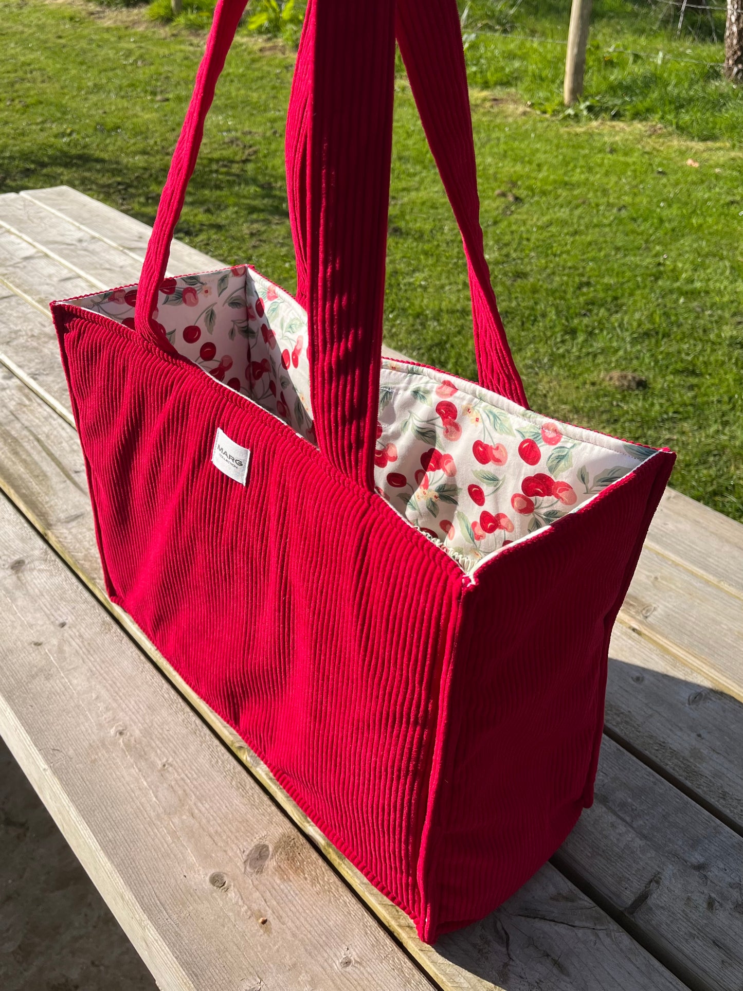 Sac cabas XL - Rouge gourmand