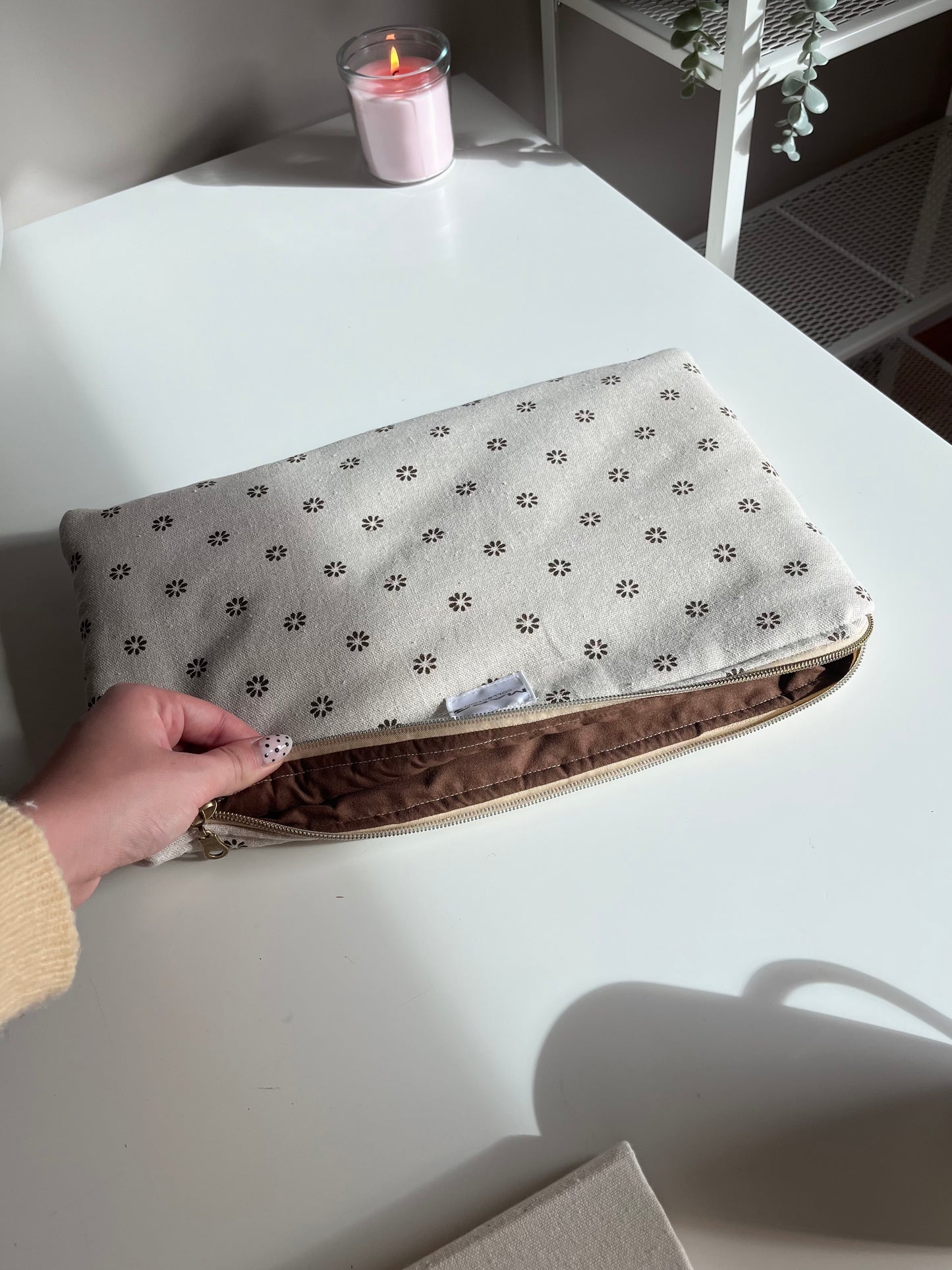 Housse ordinateur/ipad - Sous bois