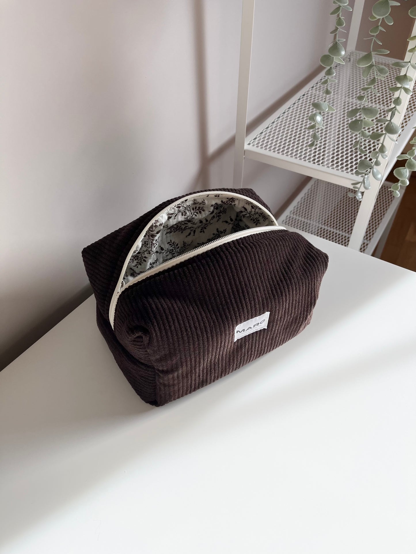 Trousse de toilette  - Châtaigne grillée