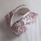 Trousse de toilette - Jouy rouge