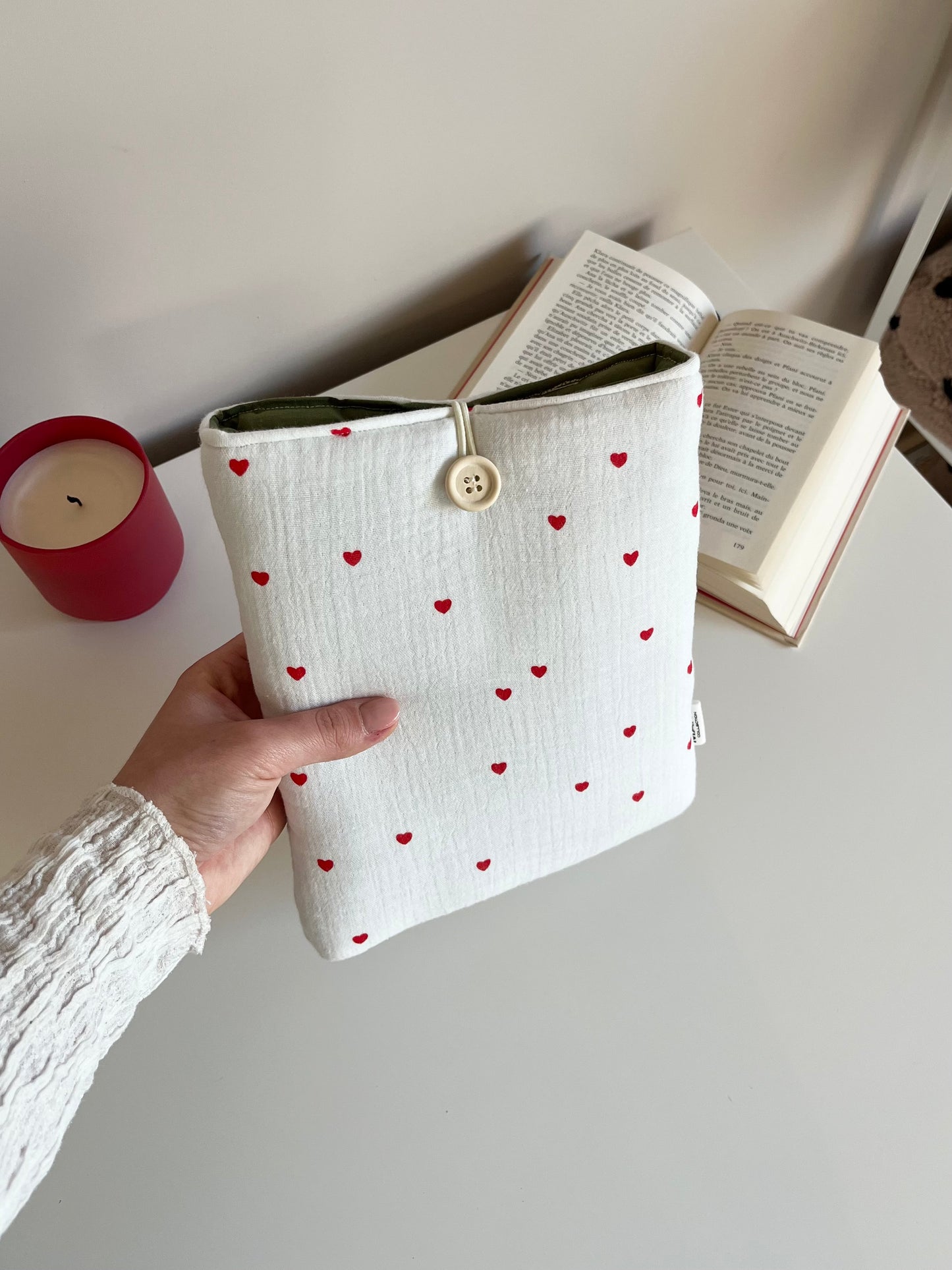 Housse de livre - Juliette
