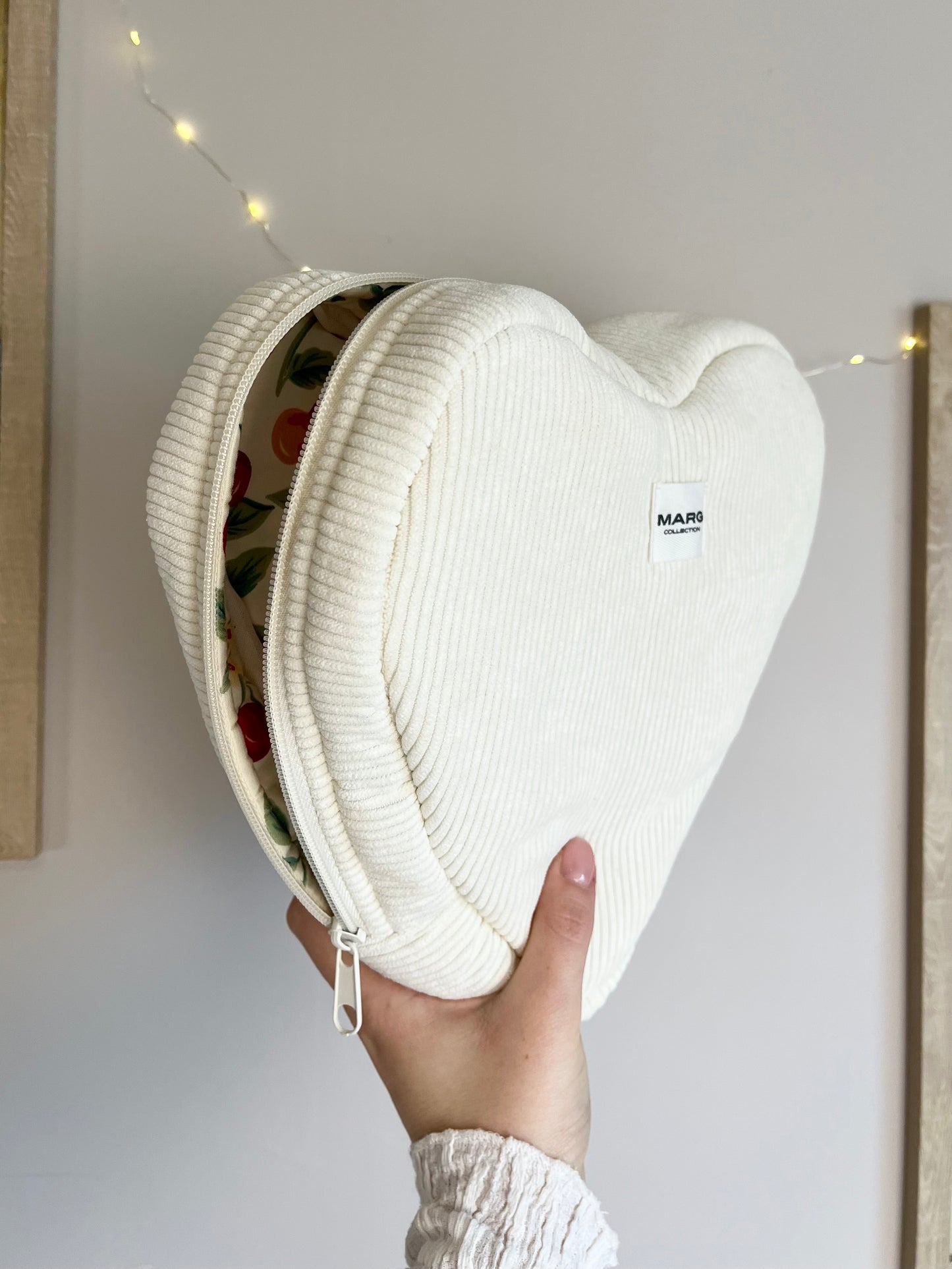 Trousse cœur - Douce cerise