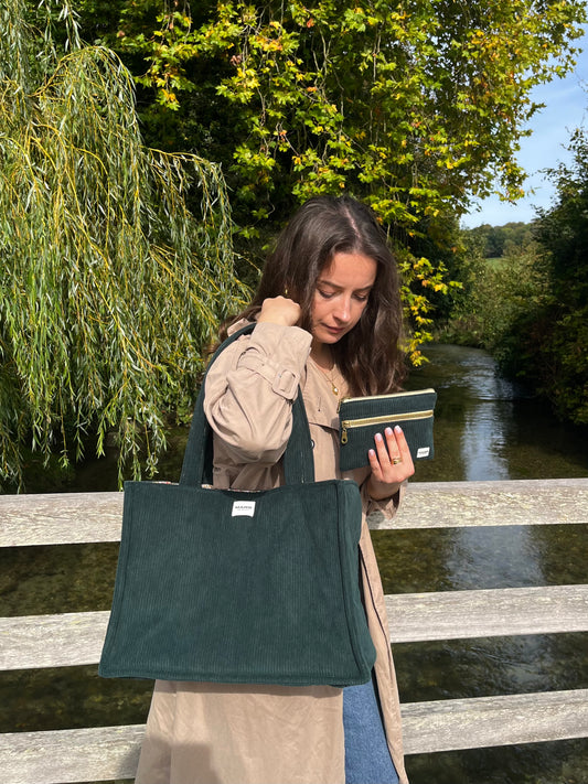 Box sac cabas XL + portefeuille – La Forêt